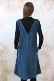 Menčestrové šaty modré Cornelia