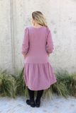 Mušelínové šaty svetlo fialové Zoe